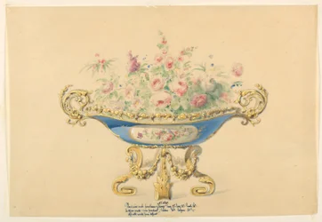 Design for a Jardiniere, ca. 1855